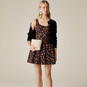 NWT J. Crew Fit and Flare Mini Dress in Painted Daisy Print - 12